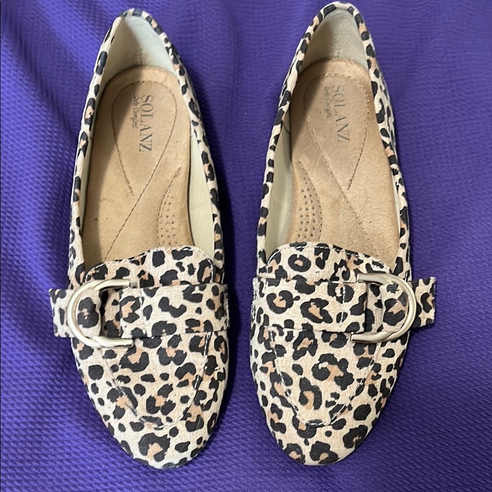 Leopard Print Flats